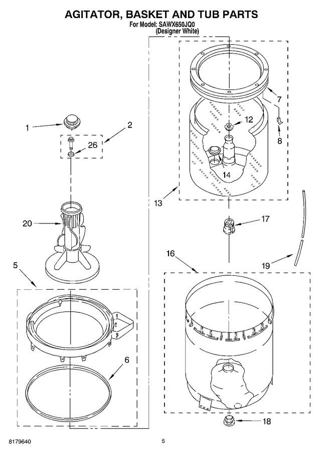 Diagram for SAWX650JQ0