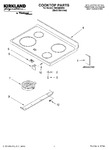 Diagram for 01 - Cooktop Parts