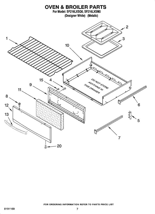 Diagram for SF216LXSM0