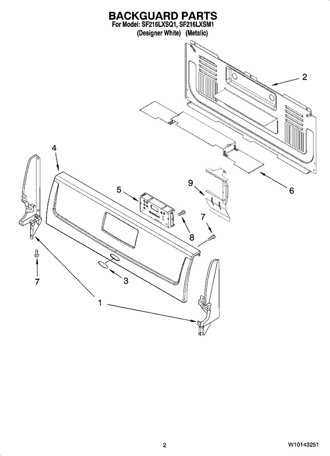 Diagram for SF216LXSQ1