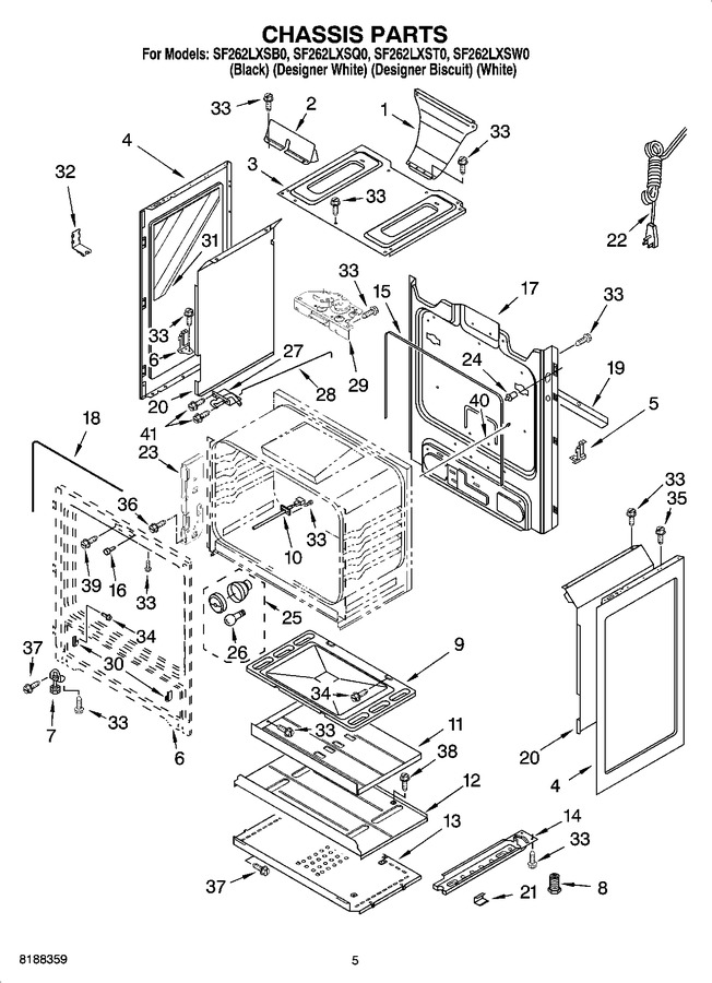 Diagram for SF262LXSB0