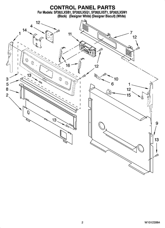 Diagram for SF262LXSQ1