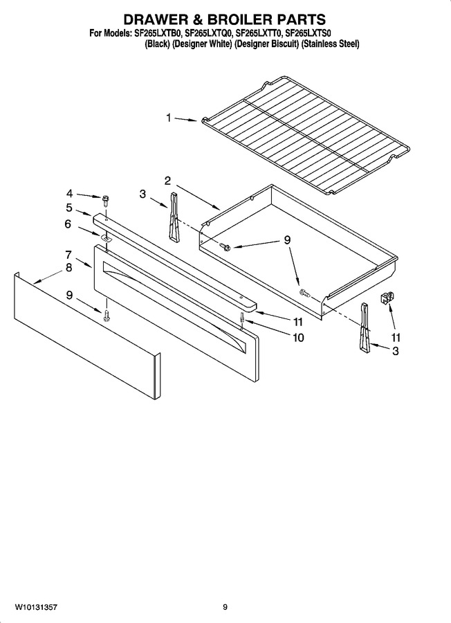 Diagram for SF265LXTB0