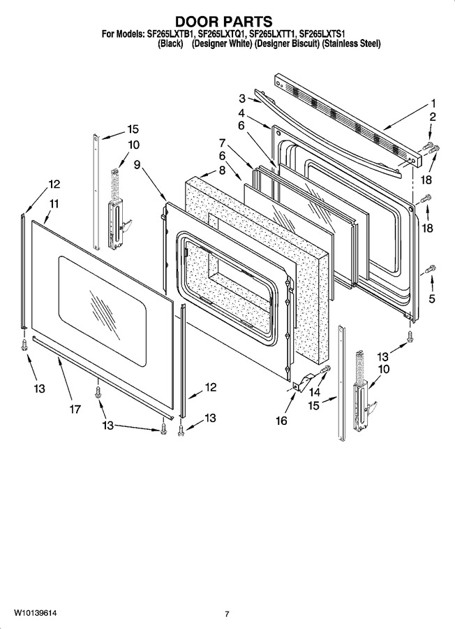 Diagram for SF265LXTB1
