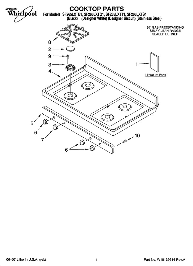 Diagram for SF265LXTQ1