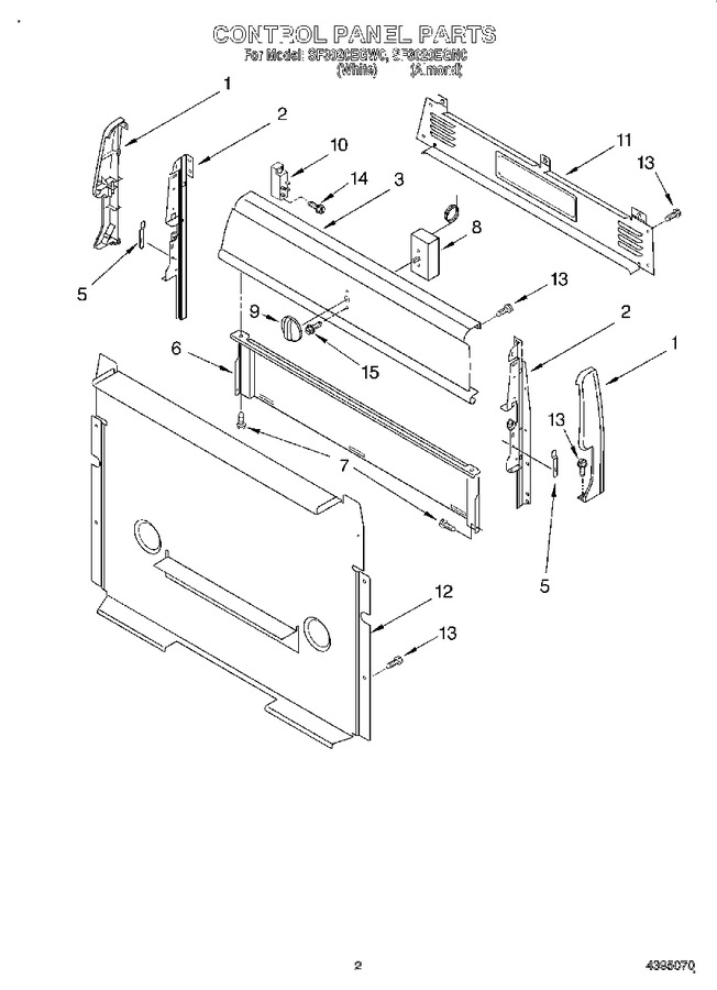Diagram for SF3020EGW0
