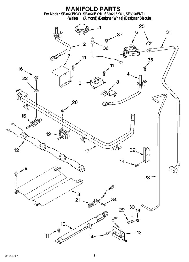 Diagram for SF3020EKT1