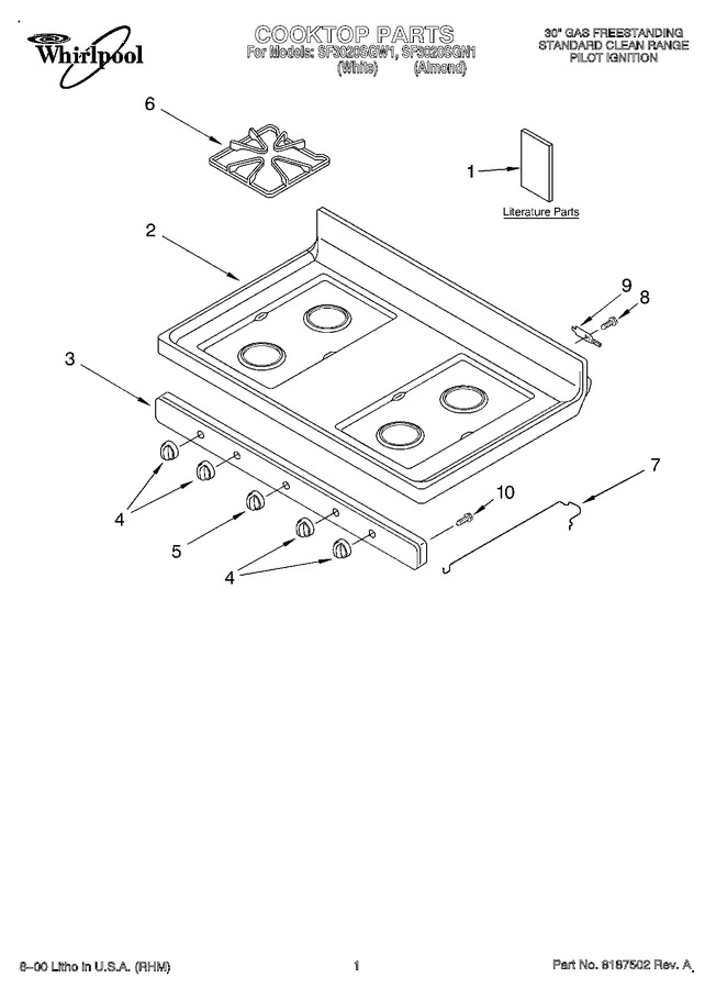 Diagram for SF3020SGW1