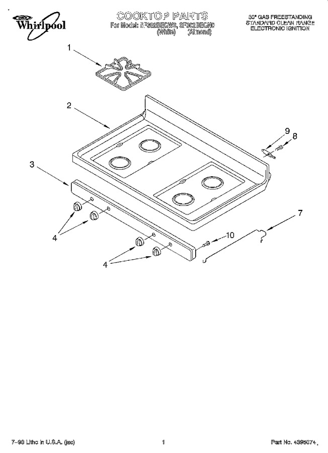 Diagram for SF302BEGW0