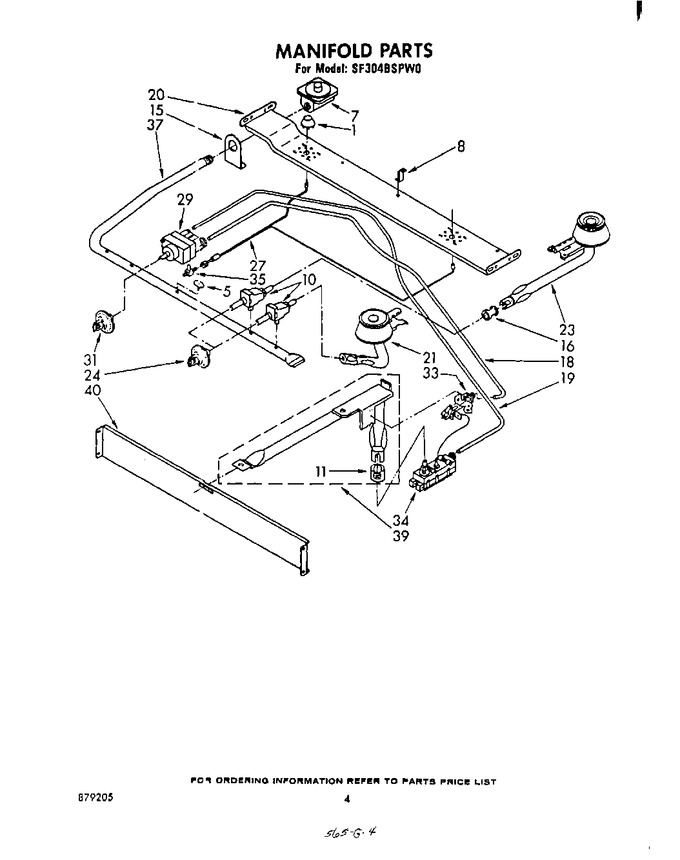 Diagram for SF304BSPW0