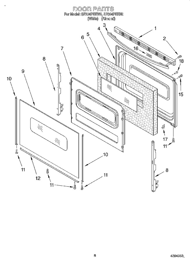 Diagram for SF304PEEW0