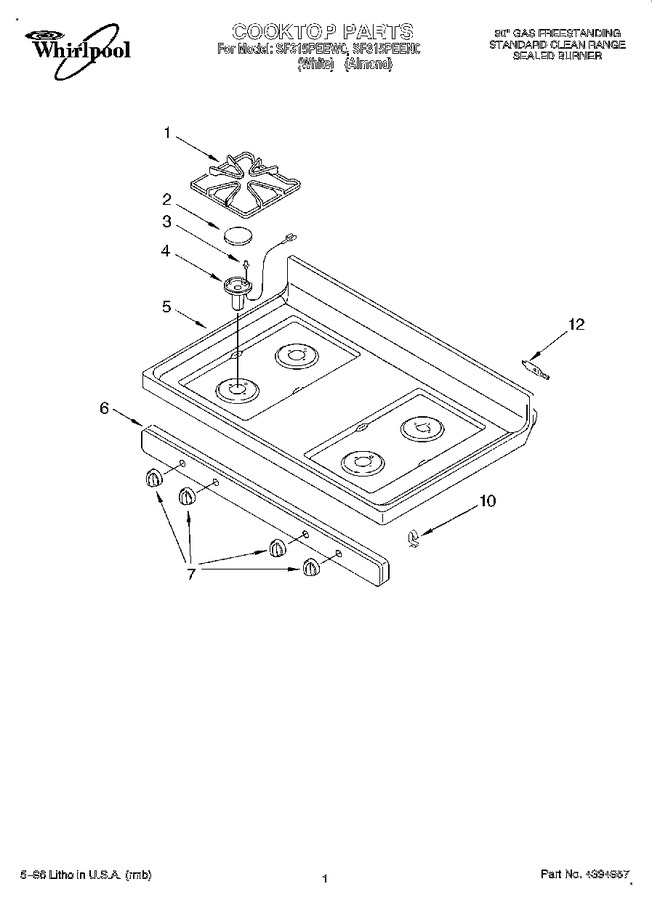 Diagram for SF315PEEW0