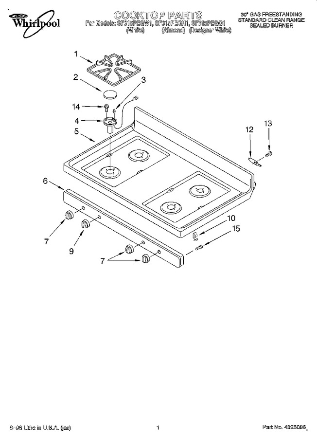 Diagram for SF315PEGW1