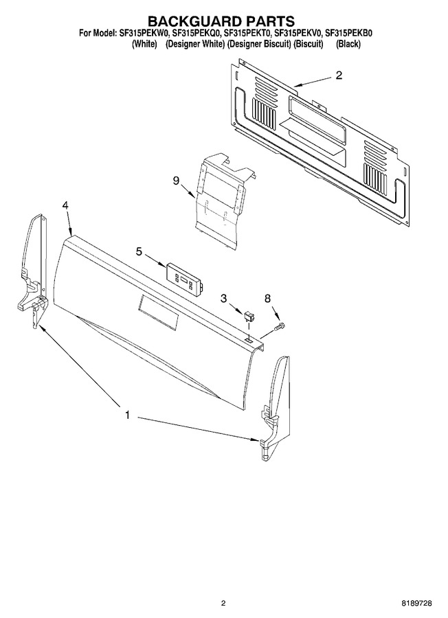 Diagram for SF315PEKV0
