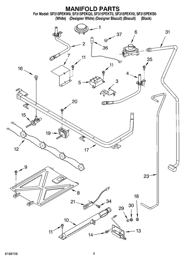 Diagram for SF315PEKV0