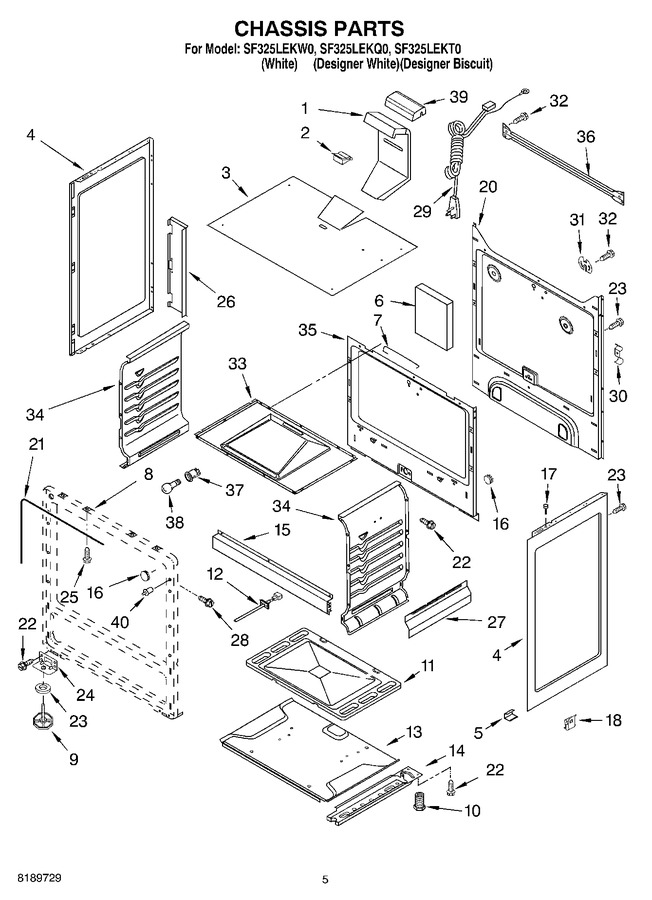 Diagram for SF325LEKT0