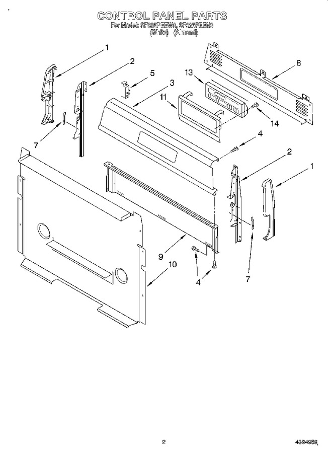 Diagram for SF325PEEW0