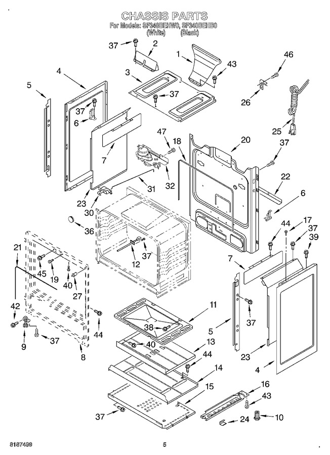 Diagram for SF340BEHW0