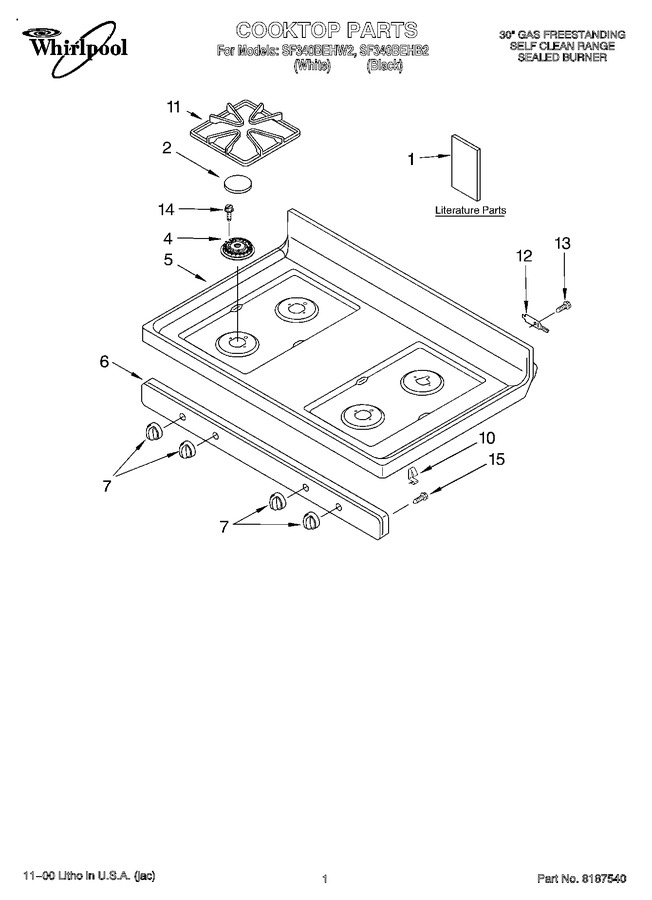 Diagram for SF340BEHW2