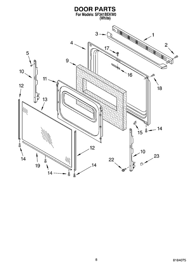 Diagram for SF341BEKW0