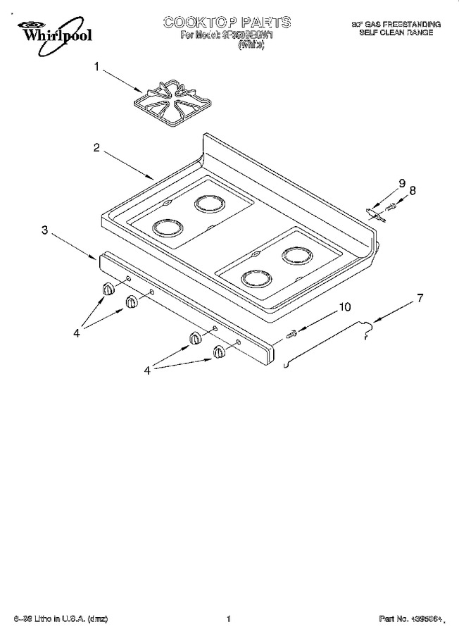 Diagram for SF350BEGW1