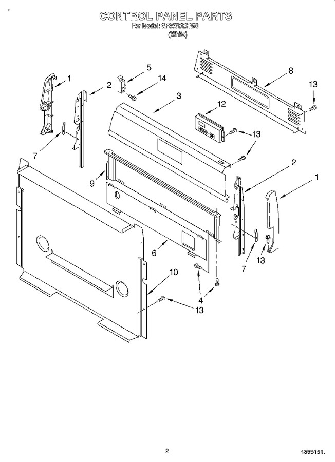Diagram for SF357BEHW0