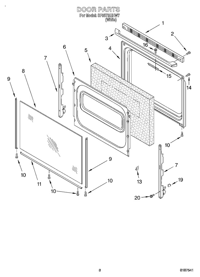 Diagram for SF357BEHW7