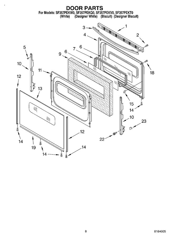 Diagram for SF357PEKW0
