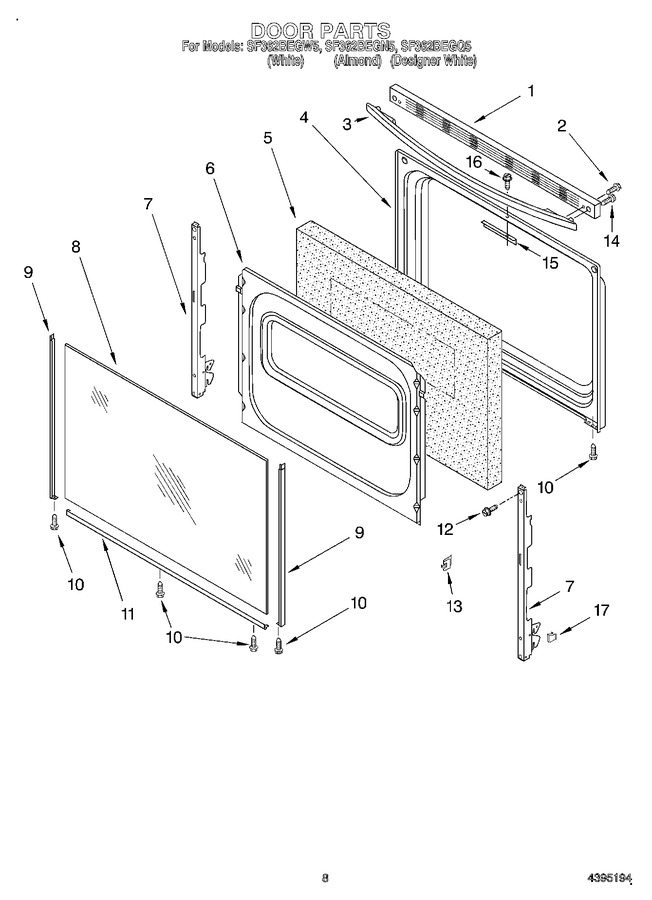 Diagram for SF362BEGW5