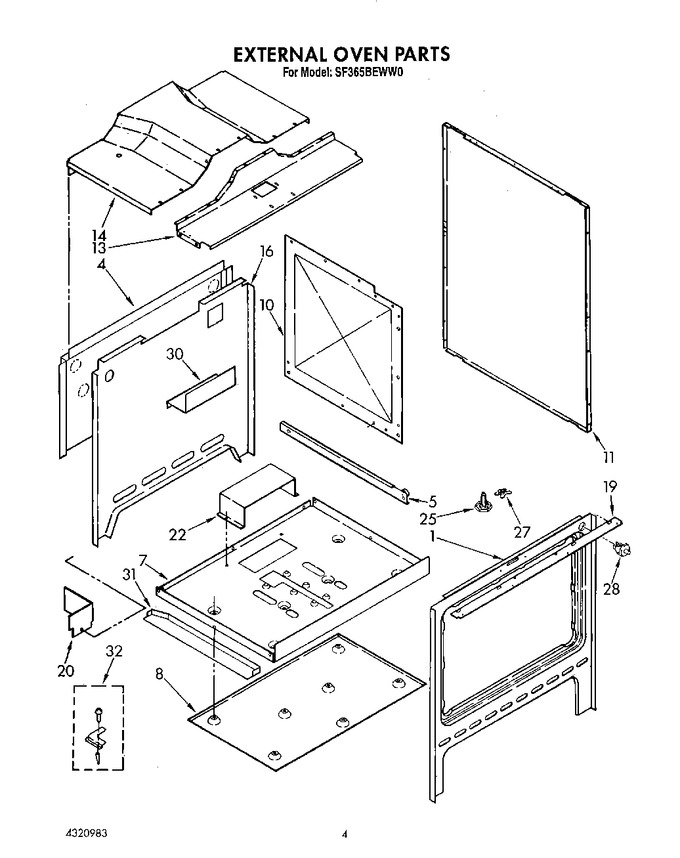 Diagram for SF365BEWW0