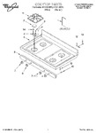 Diagram for 01 - Cooktop, Literature