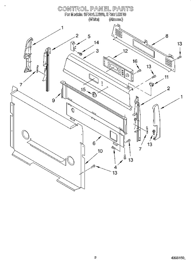 Diagram for SF367LEHW0