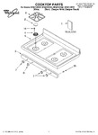 Diagram for 01 - Cooktop Parts