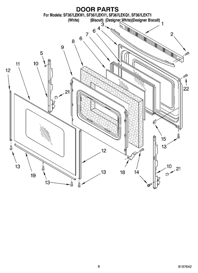 Diagram for SF367LEKQ1