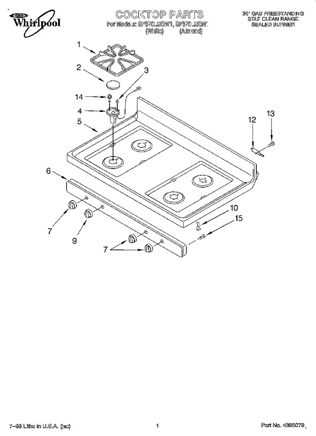 Diagram for SF370LEGW1