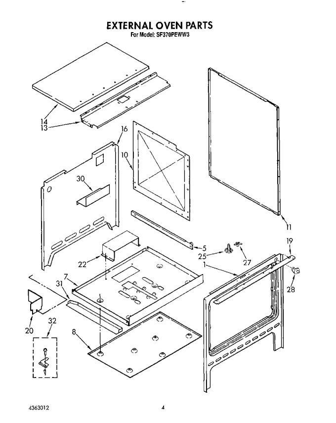 Diagram for SF370PEWW3