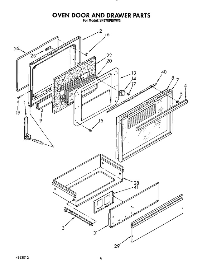 Diagram for SF370PEWN3