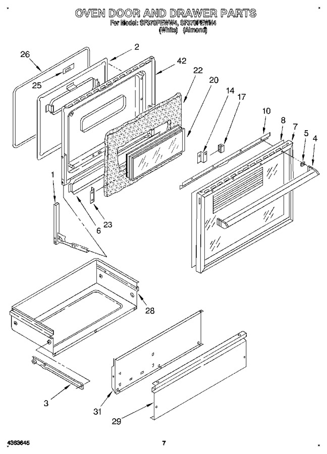 Diagram for SF370PEWW4