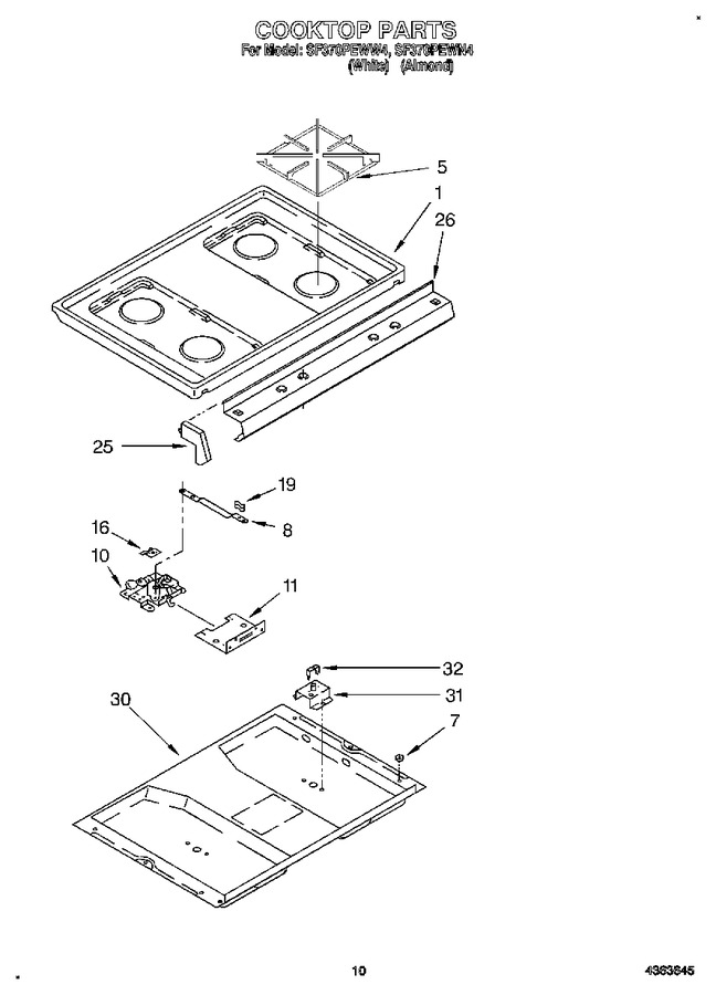 Diagram for SF370PEWW4