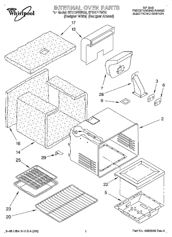 Diagram for SF370PEWZ0