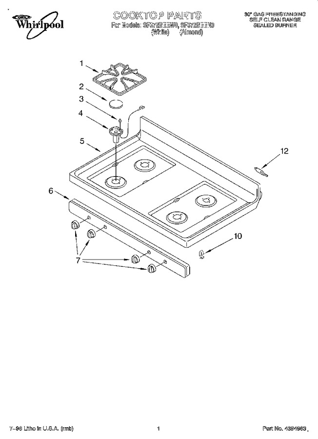 Diagram for SF372BEEW0