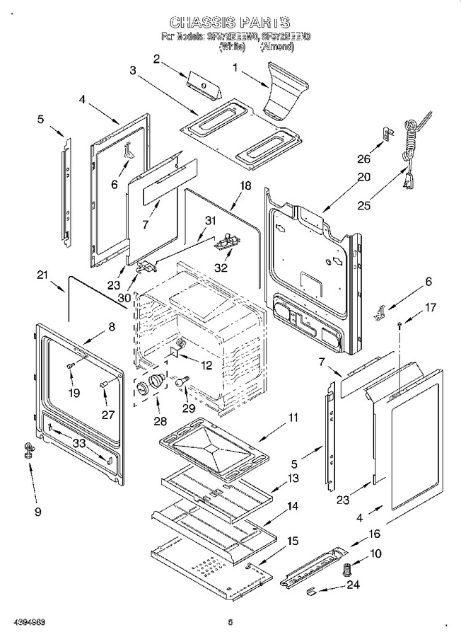 Diagram for SF372BEEW0