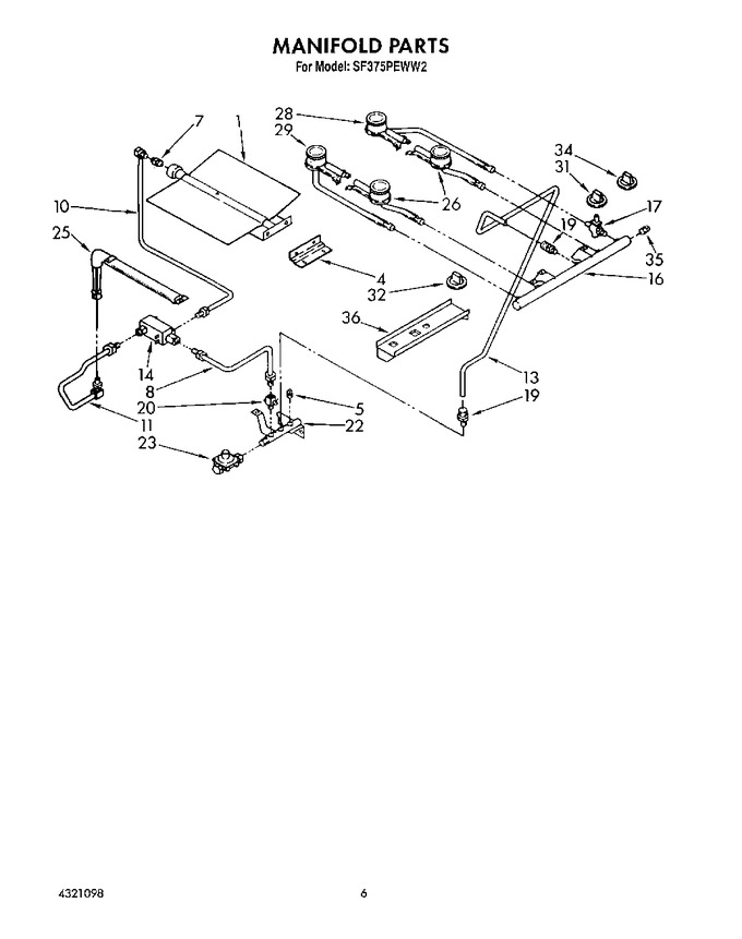 Diagram for SF375PEWW2