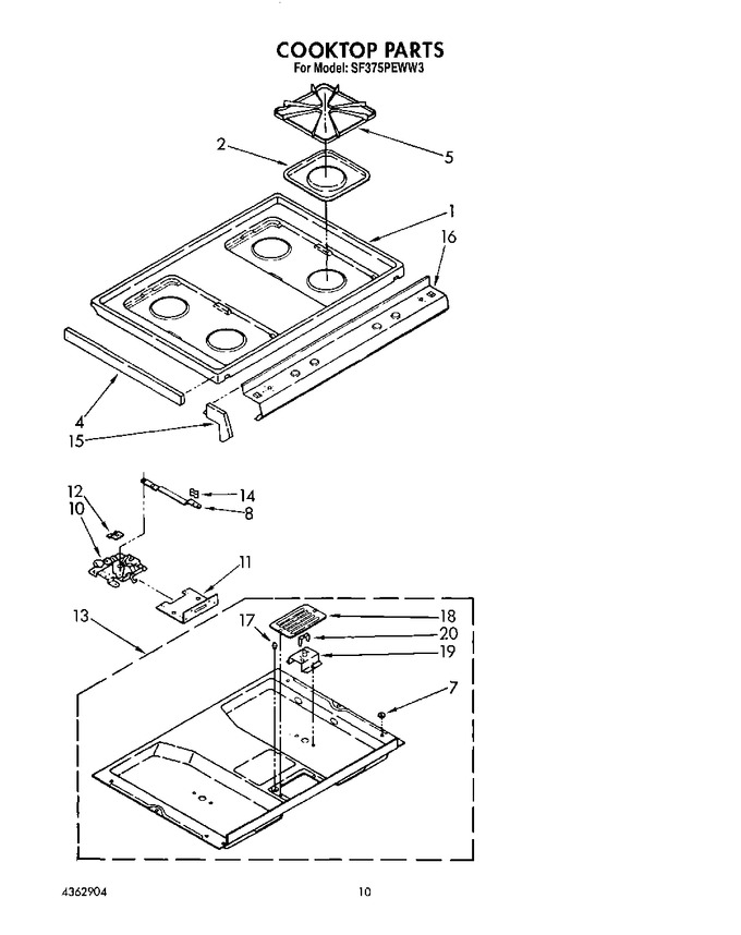 Diagram for SF375PEWW3
