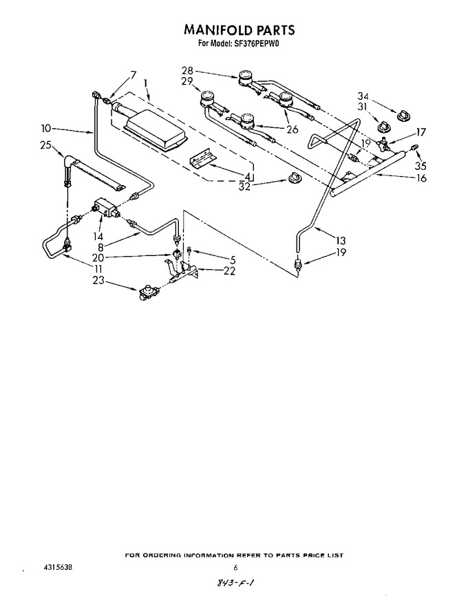 Diagram for SF376PEPW0
