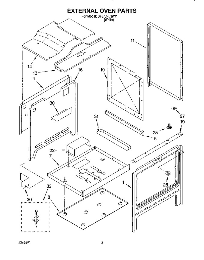 Diagram for SF376PEWW1