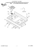 Diagram for 01 - Cooktop, Literature