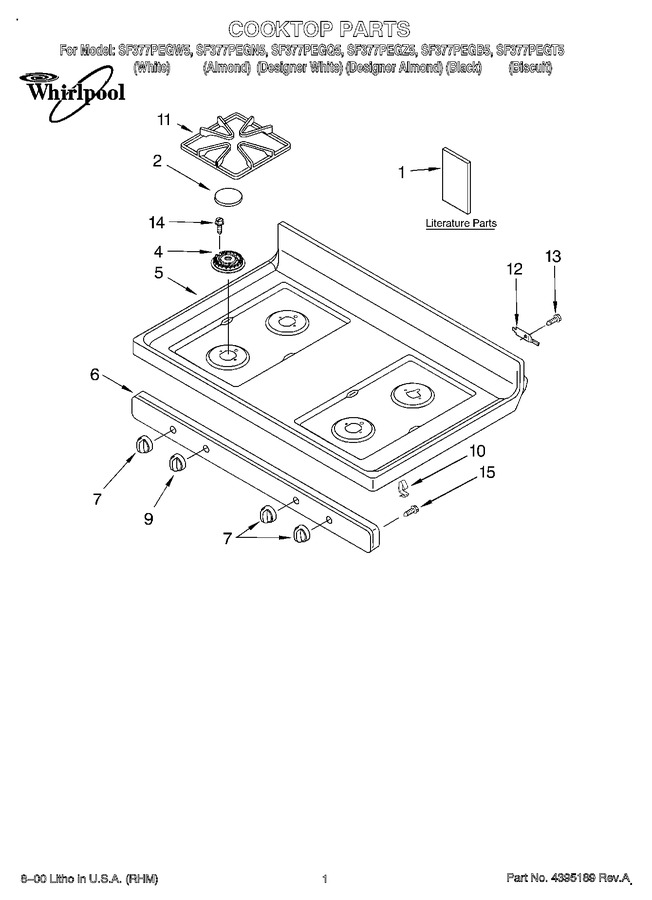 Diagram for SF377PEGZ5