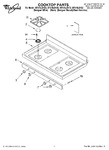 Diagram for 01 - Cooktop Parts