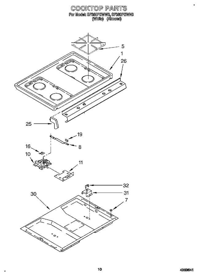 Diagram for SF380PEWN0